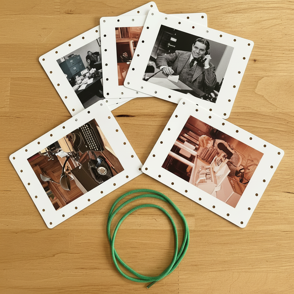 Office Lacing Cards